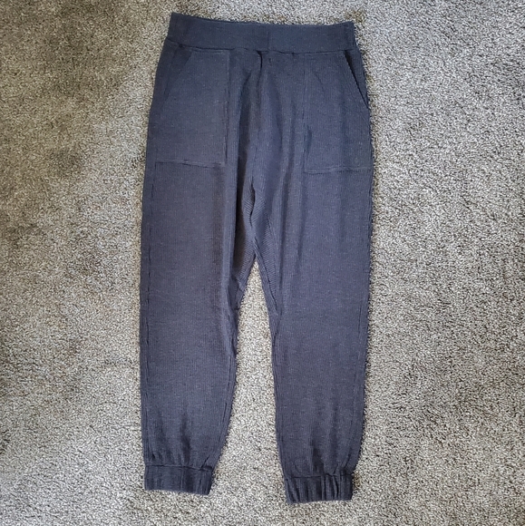 LUNYARestore Thermal Draped Jogger Heather Grey NWT